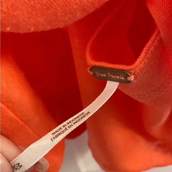 Free People Long Weekend Halter Top - NWT - Medium -  Watermelon - Picture 7 of 15